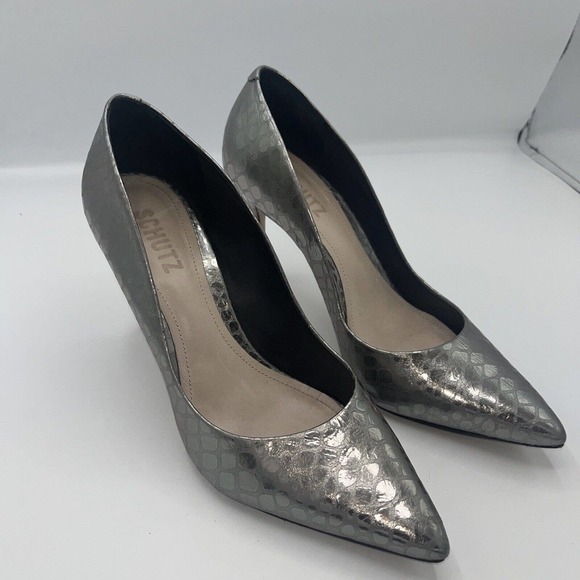 Schultz Sz 8 Rosie Soft Croc‎ Pumps - Picture 2 of 5